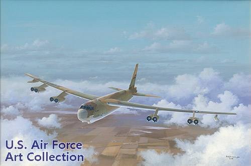 B-52 58-0207 ENTERING LOW-LEVEL PENETRATION EXERCISE OVER NORTH DAKOTA